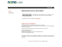 Tablet Screenshot of nemo-recouvrement.com
